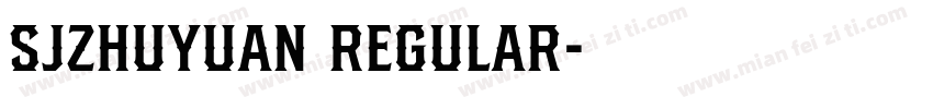SJzhuyuan Regular字体转换